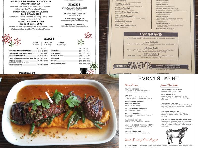 Finka Table & Tap Menu