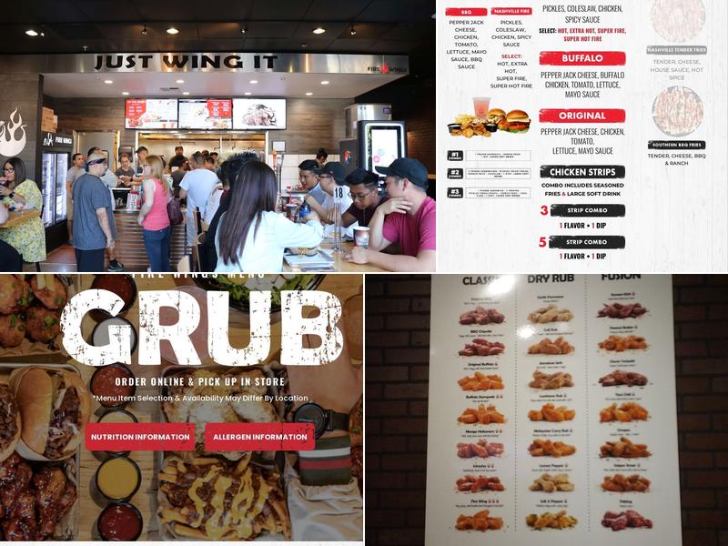 Fire Wings Natomas Menu