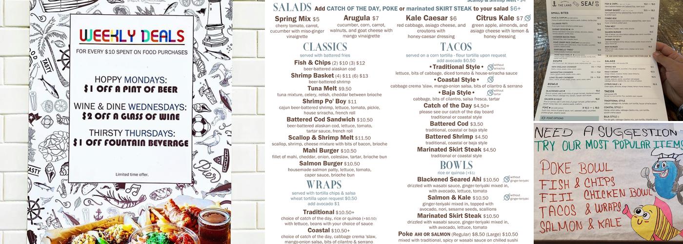 FISH DISTRICT Menu