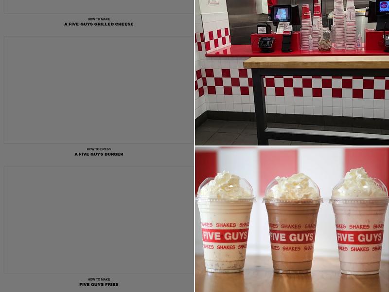 Five Guys Menu