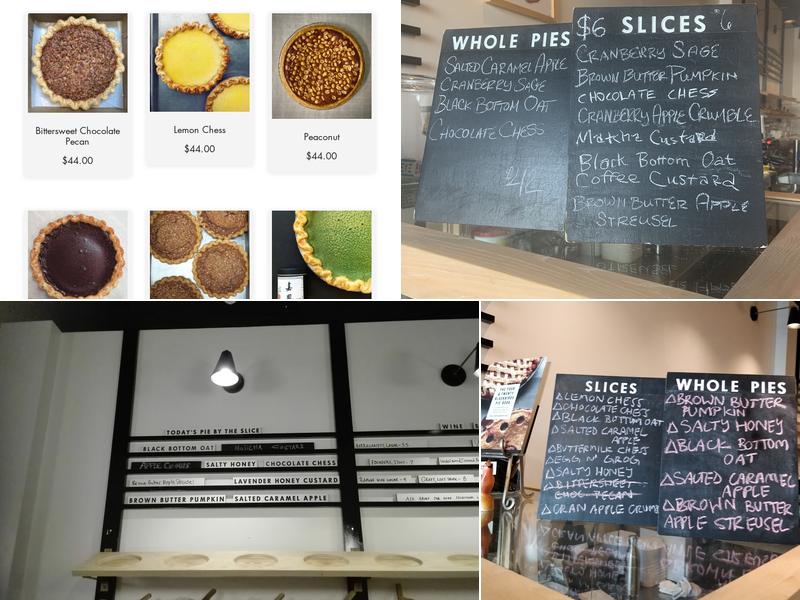 Four & Twenty Blackbirds Pie Counter & Bar Menu