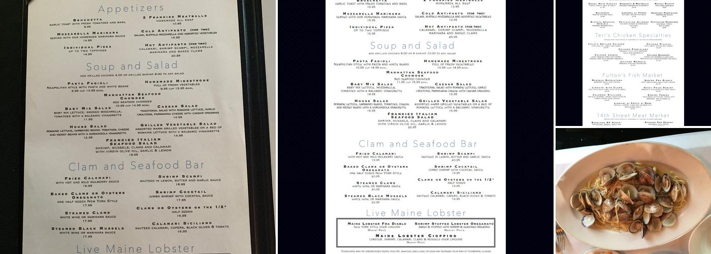 Frankie's on Melrose Menu