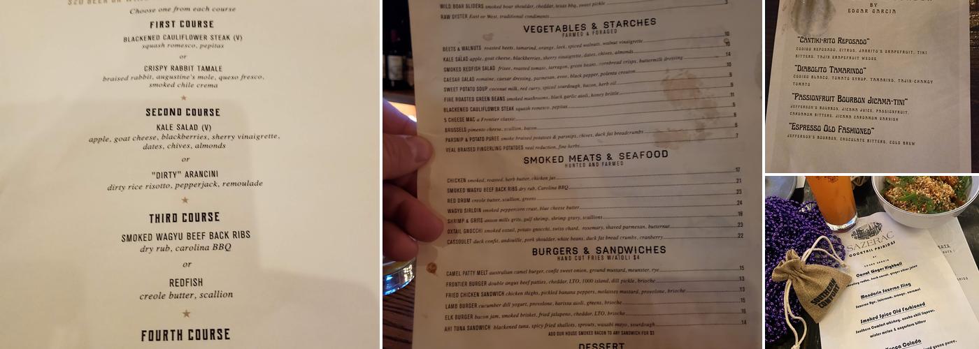 Frontier Menu