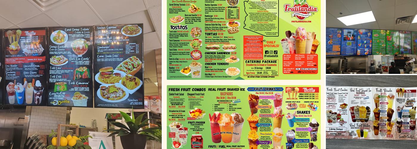 FRUTILANDIA Menu