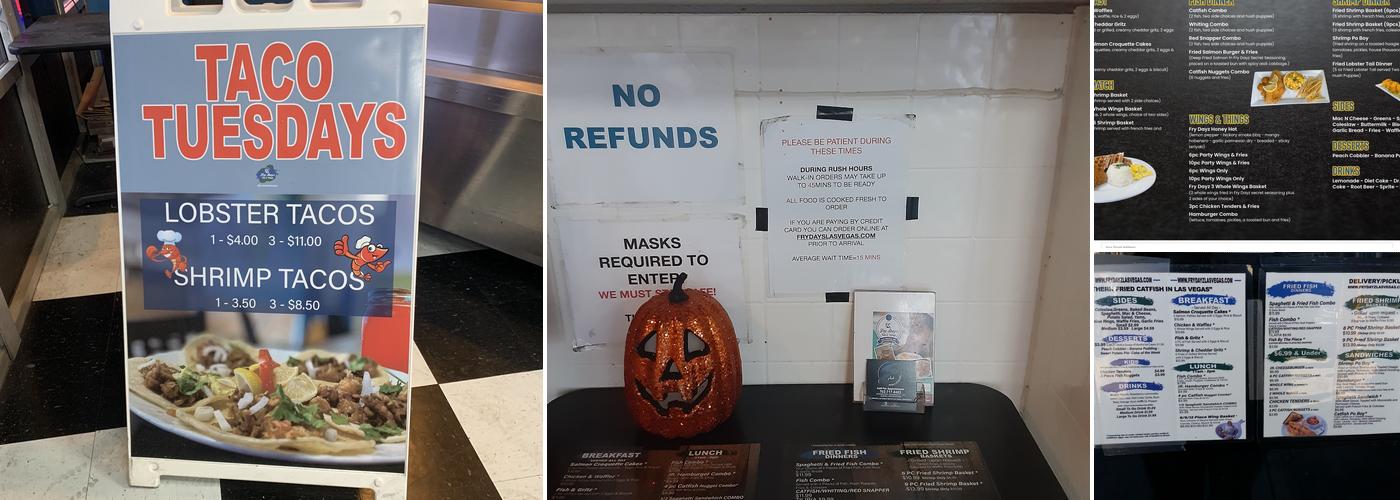 Fry Dayz Fish And Wings Menu