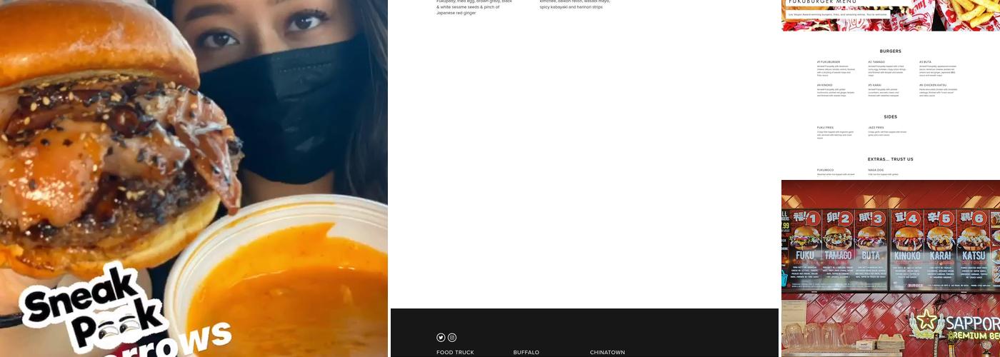 Fukuburger Buffalo Menu