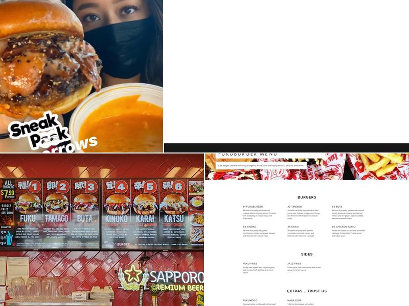 Fukuburger Buffalo Menu