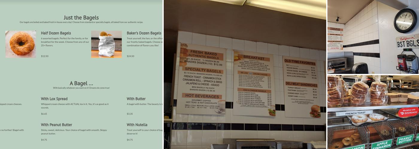 Garden State Bagels Menu