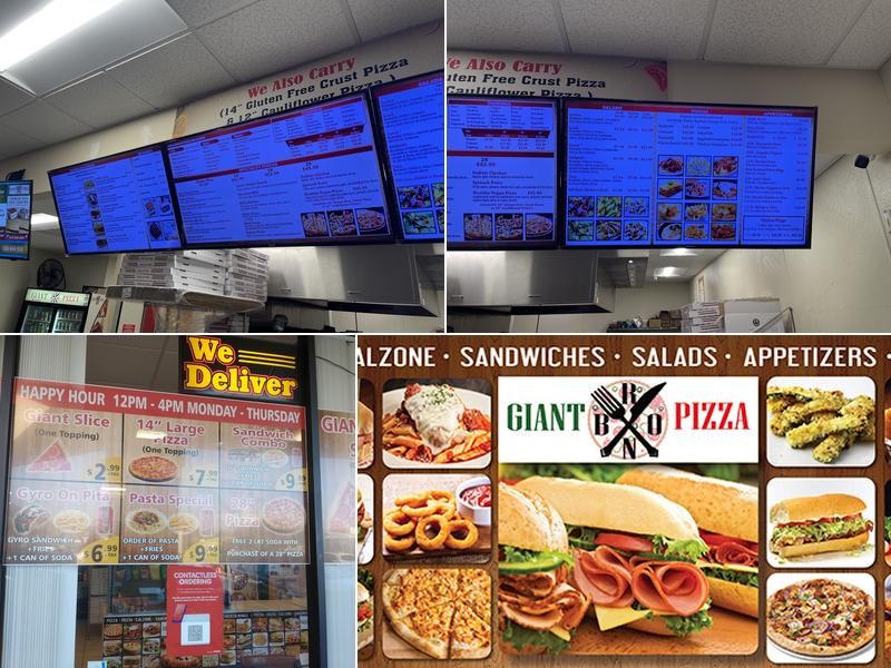 Giant Bronx Pizza Menu