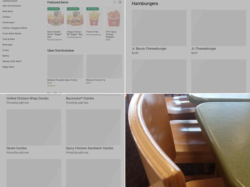 Wendy's Menu