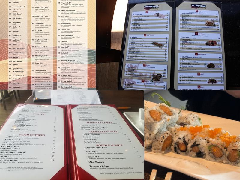 Go Fish Sushi Denver Menu