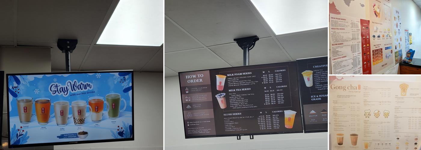 Gong Cha Menu