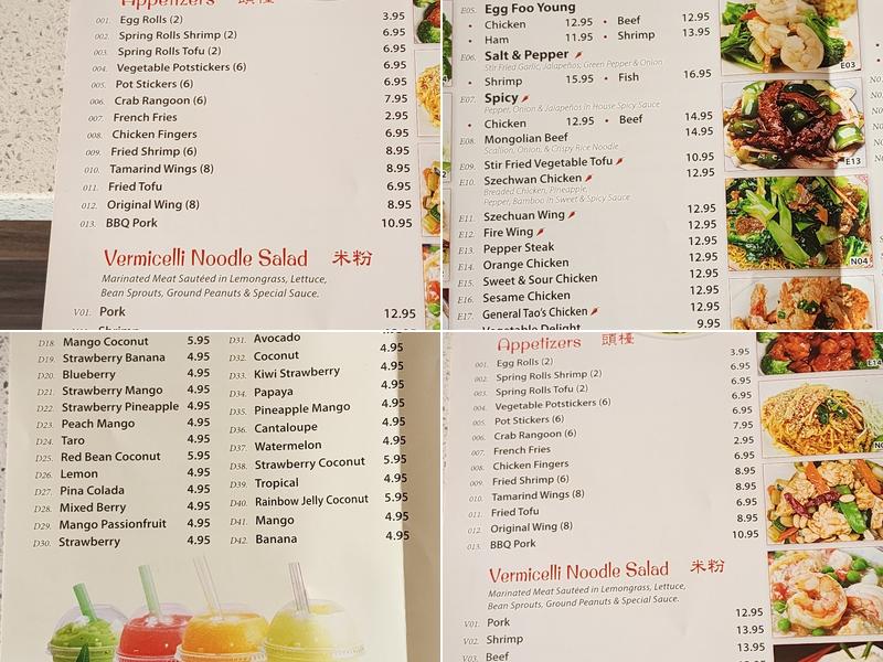 Googoo's Table Menu