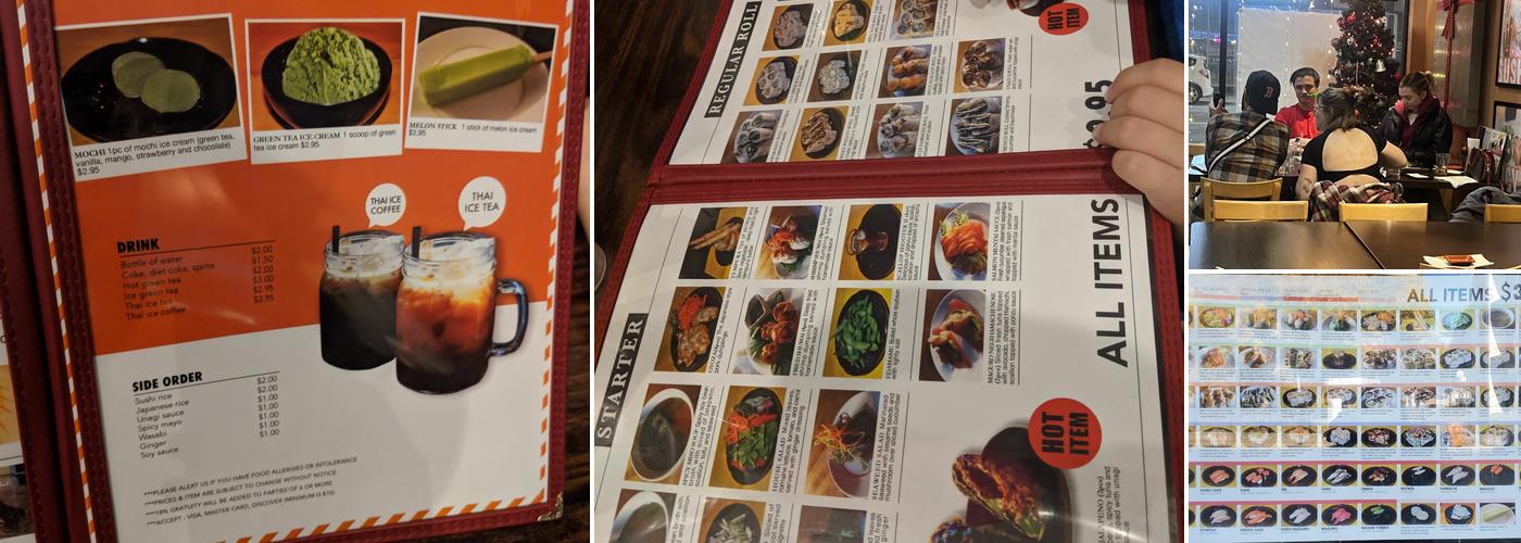 Gorilla Sushi Albany Park Menu