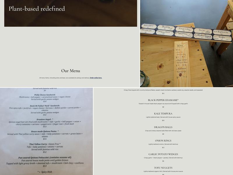 Grains Menu