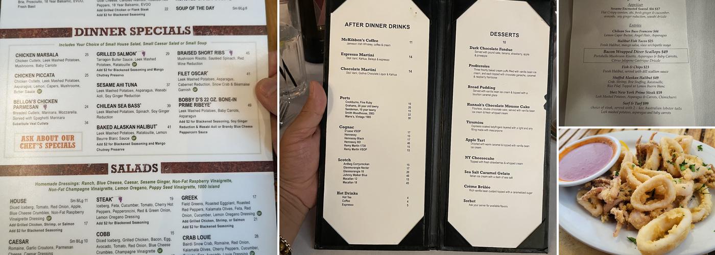 Grape Street Wine Bar Menu