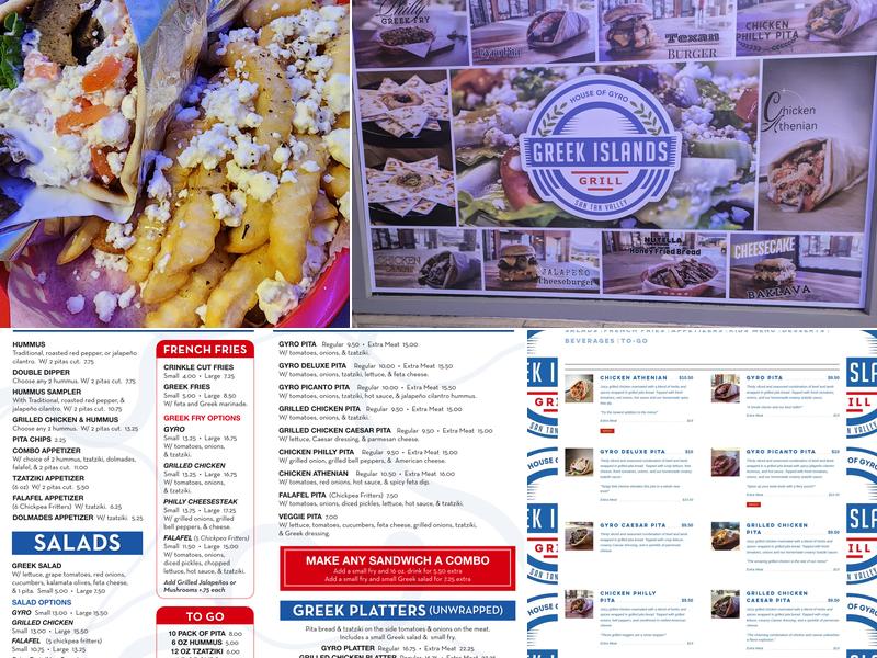 Greek Islands Grill Menu