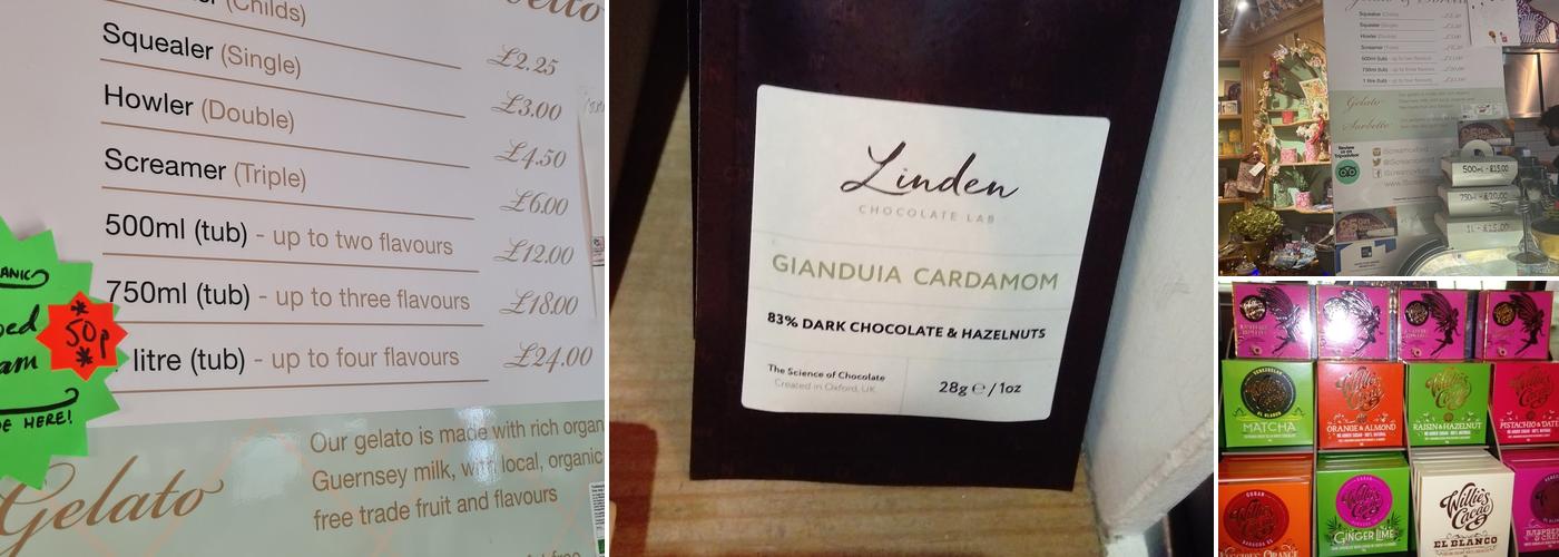 iScream Gelateria Menu