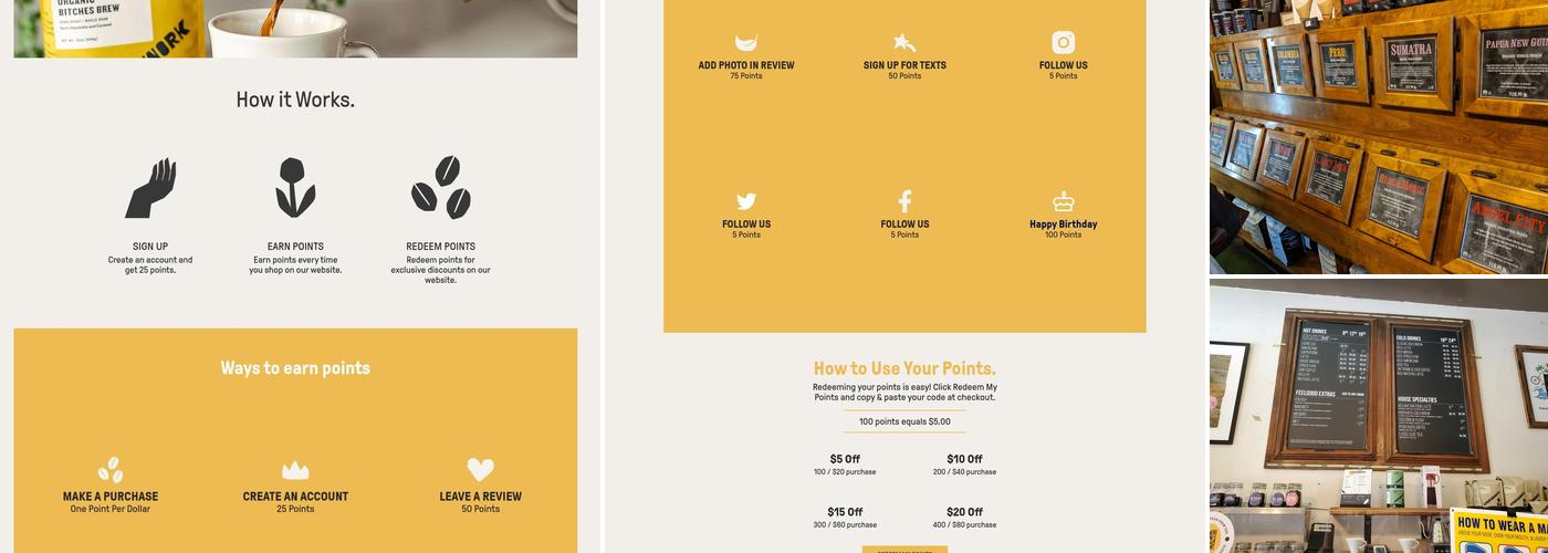 Groundwork Coffee Co. Menu