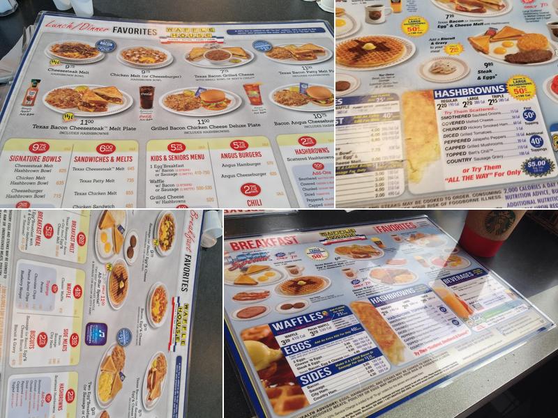 Waffle House Menu