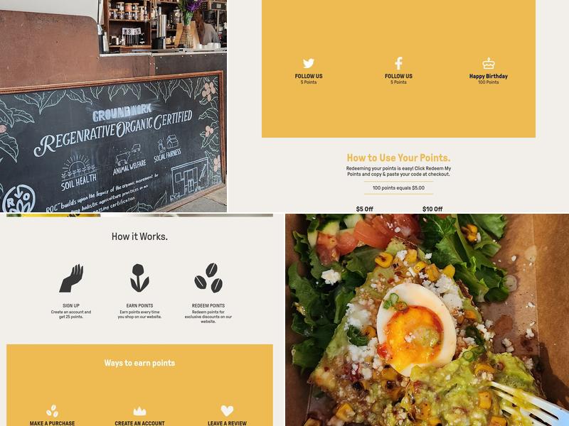 Groundwork Coffee Co. Menu