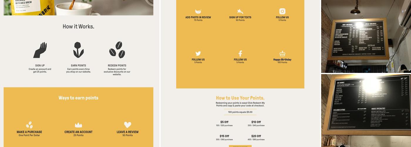 Groundwork Coffee Co. Menu