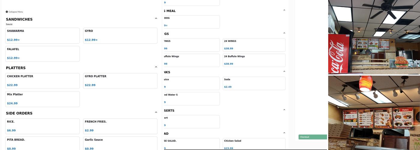 Halal Food Express Menu