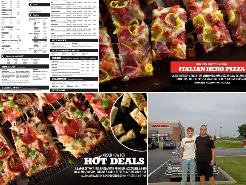 Jet's Pizza Menu
