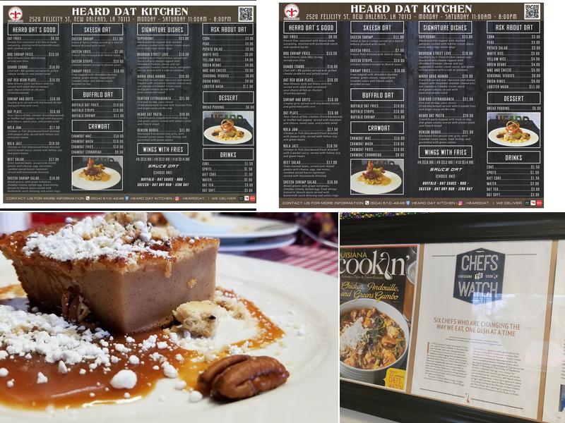 Heard Dat Kitchen Menu