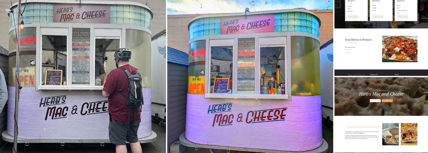 Herb's Mac and Cheese Menu