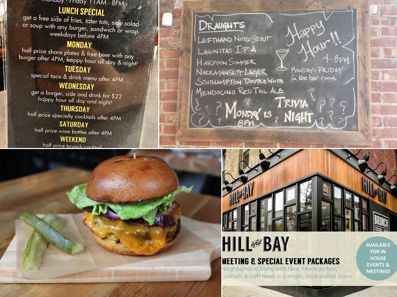 Hill and Bay Menu