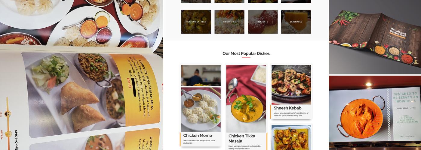 Himalayan Restaurant Menu