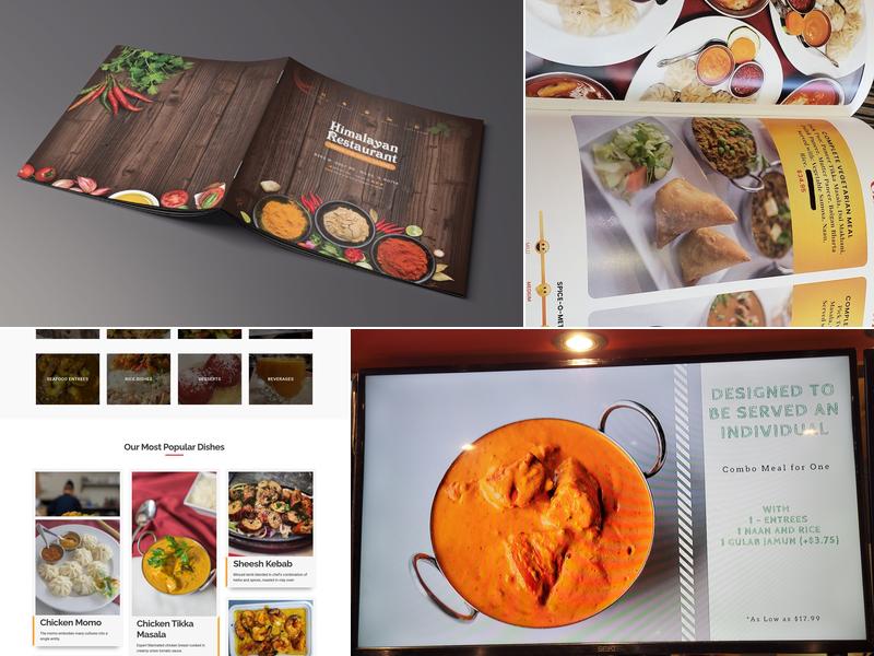 Himalayan Restaurant Menu