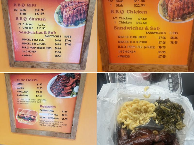 Hogs on the Hill III Menu