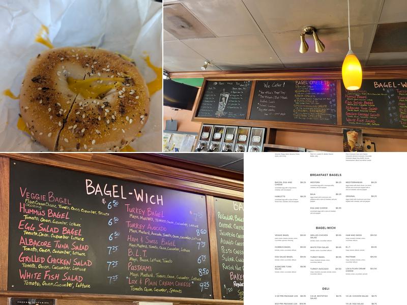 House of Bagels Menu