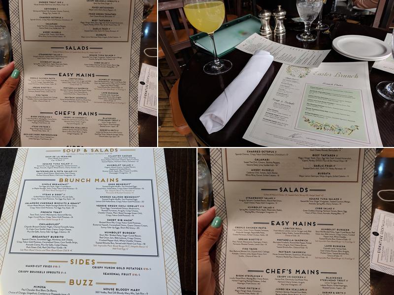 Humboldt Kitchen + Bar Menu