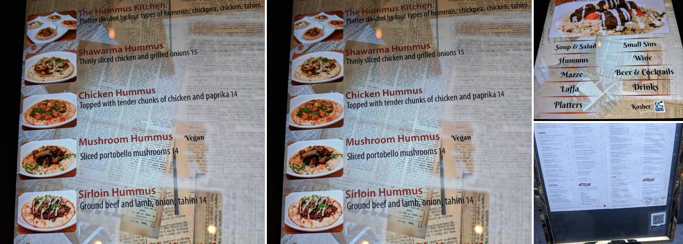 Hummus Kitchen Menu