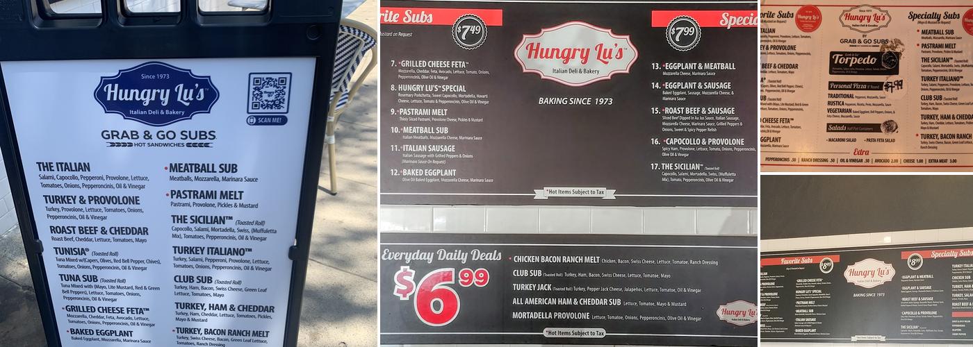 Hungry Lu's Menu