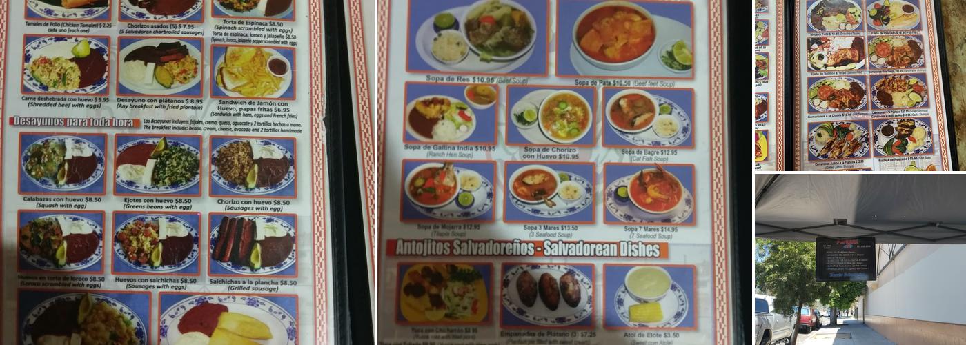 Ilobasco Restaurant Menu