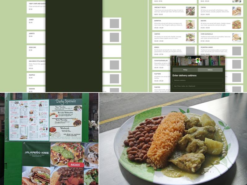 Jalapeño King Menu
