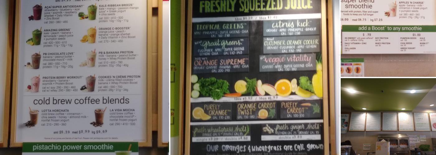 Jamba Menu