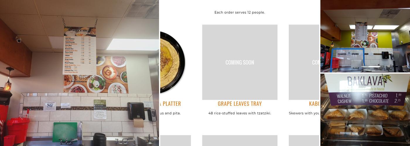 Jasmin & Olivz Mediterranean - Six Forks Menu