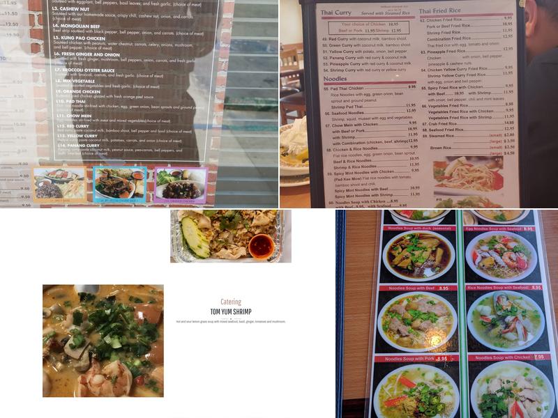 Spice Up Thai Eatery Menu