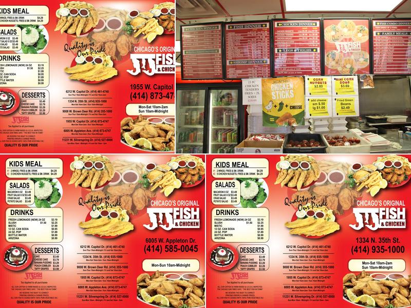 JJ Fish & Chicken Menu