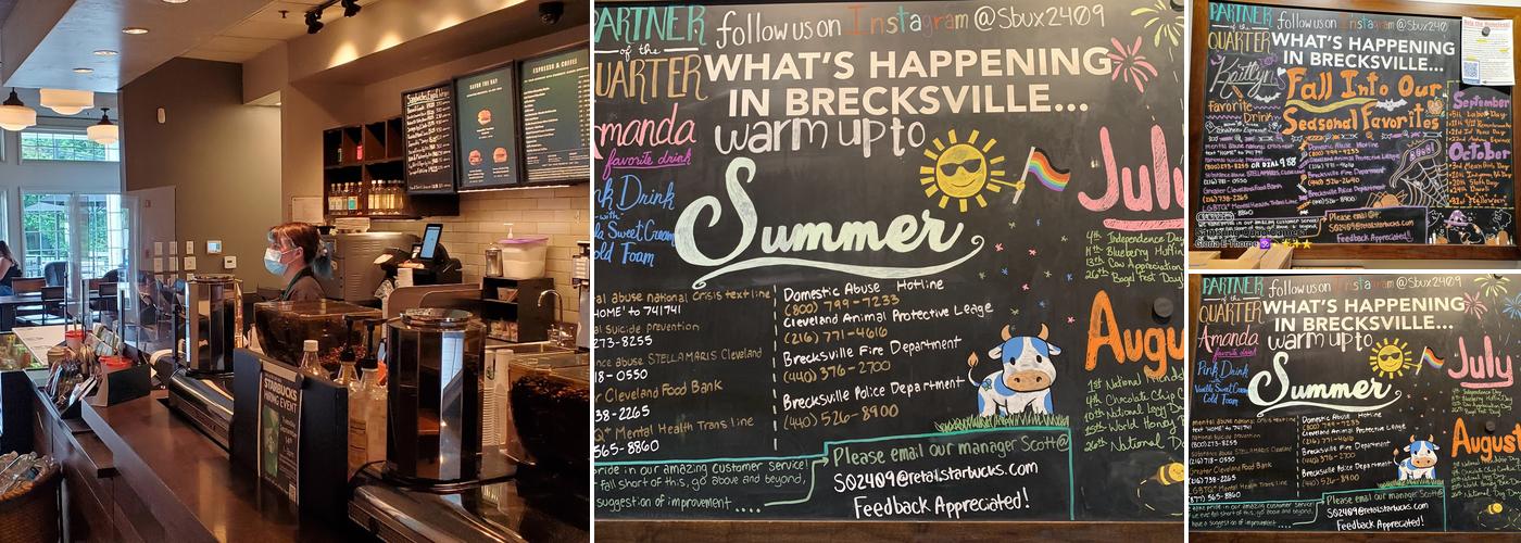 Starbucks Menu