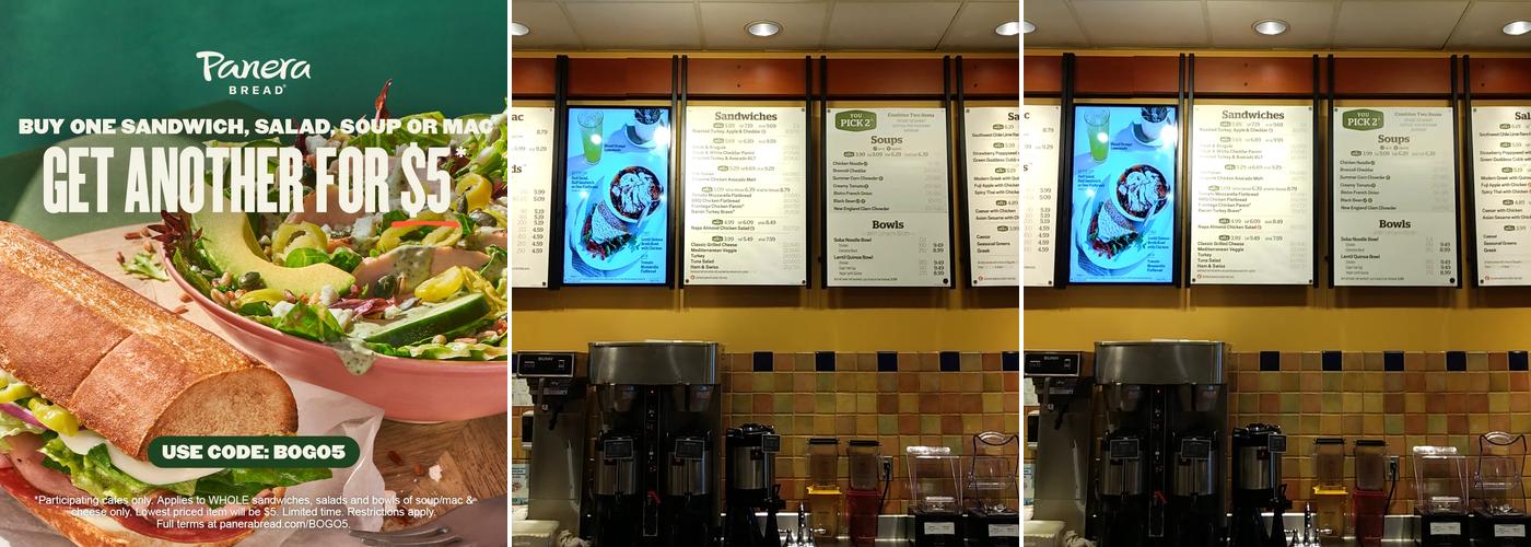 Panera Bread Menu