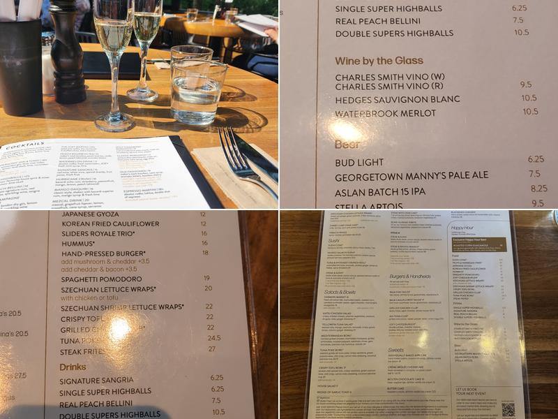 JOEY University Village Menu