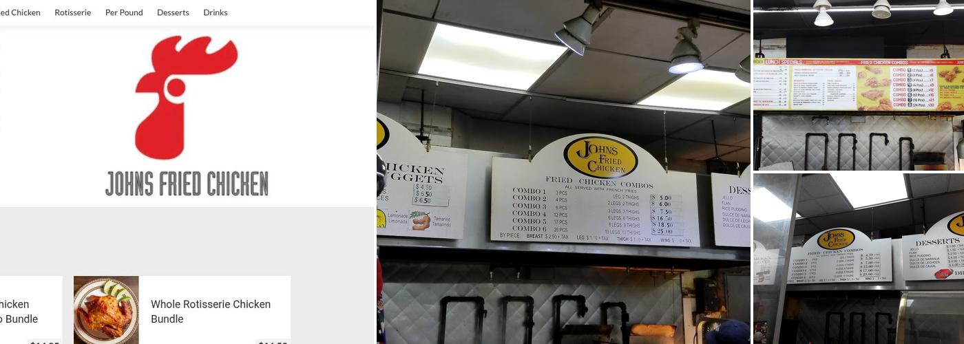 John's Fried Chicken Menu