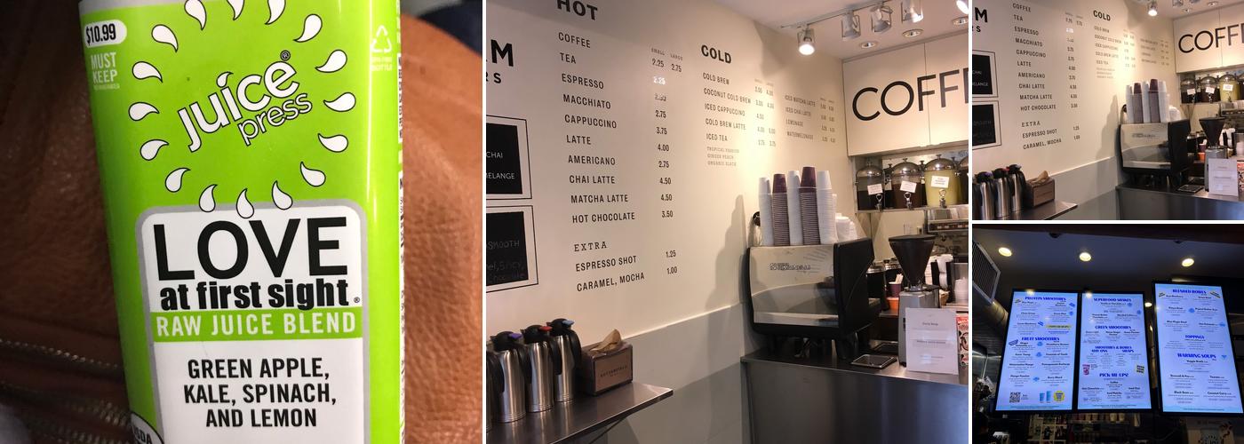 Juice Press Menu