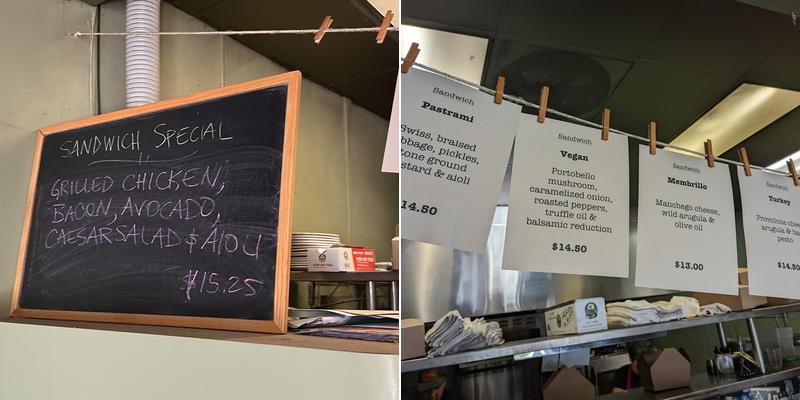 Juno's Kitchen & Delicatessen Menu